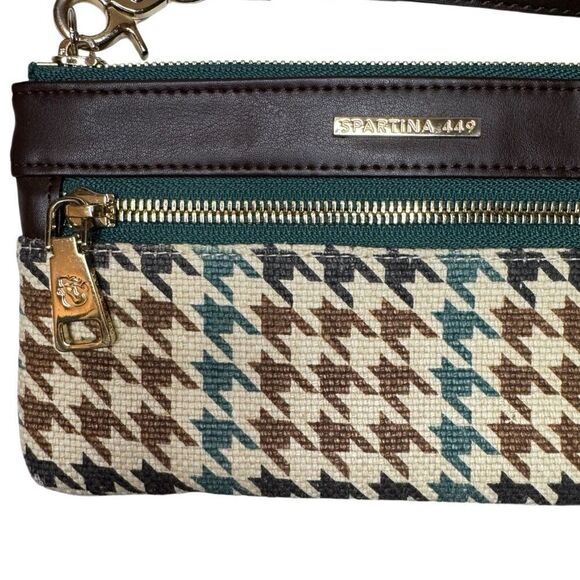 Spartina 449 Houndstooth Wallet Wristlet - Picture 2 of 8